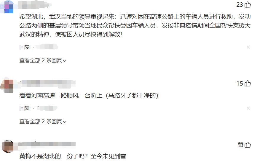 直擊湖北高速風(fēng)雪回家路