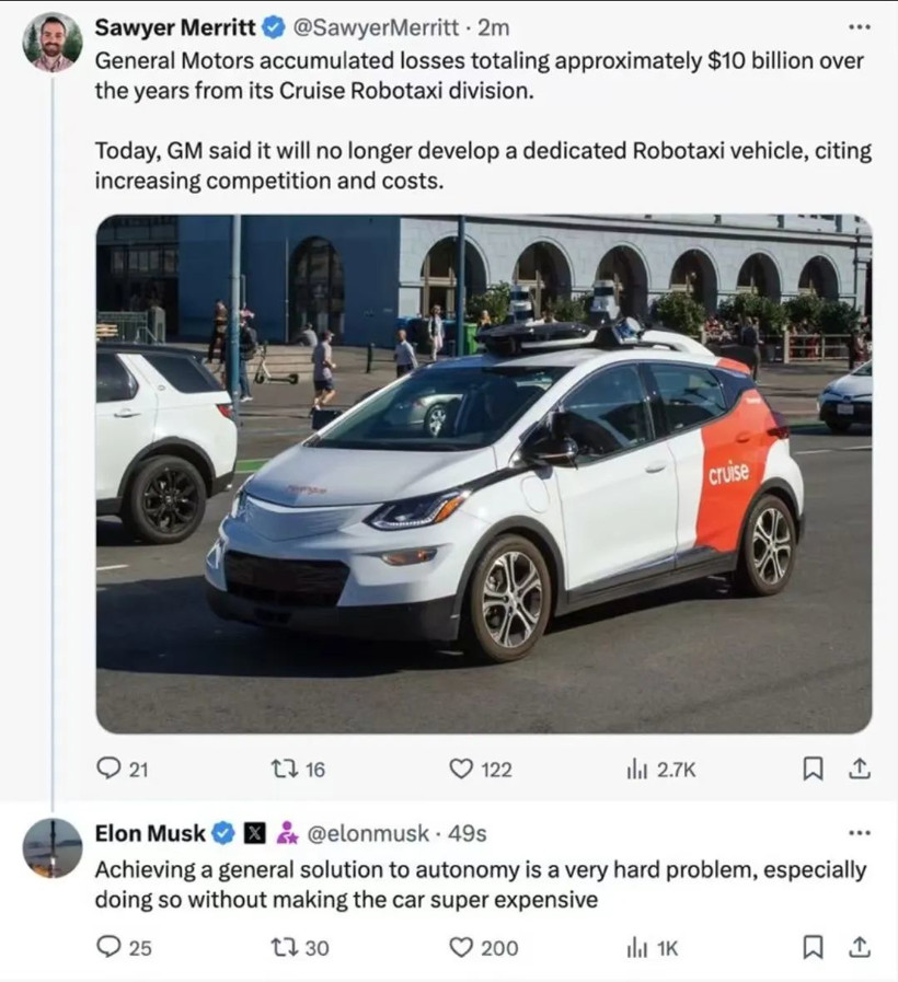 700億打水漂,通用“動刀”自動駕駛 700億打水漂,通用“動刀”自動駕駛