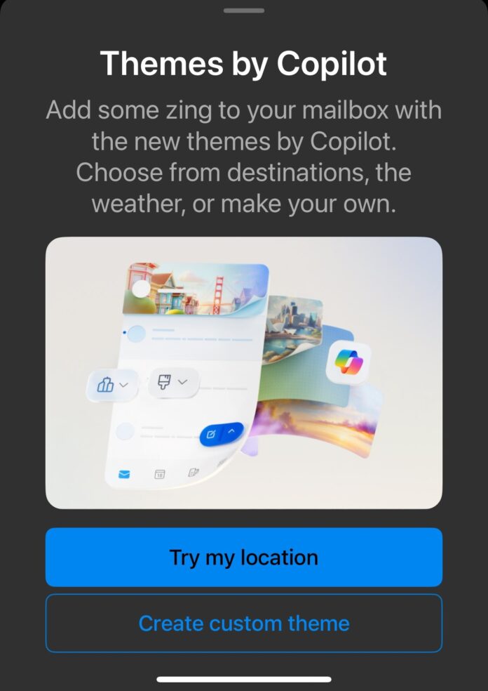 微軟邀請安卓版 Outlook 用戶測試 Copilot 新技能:AI 定制主題風格