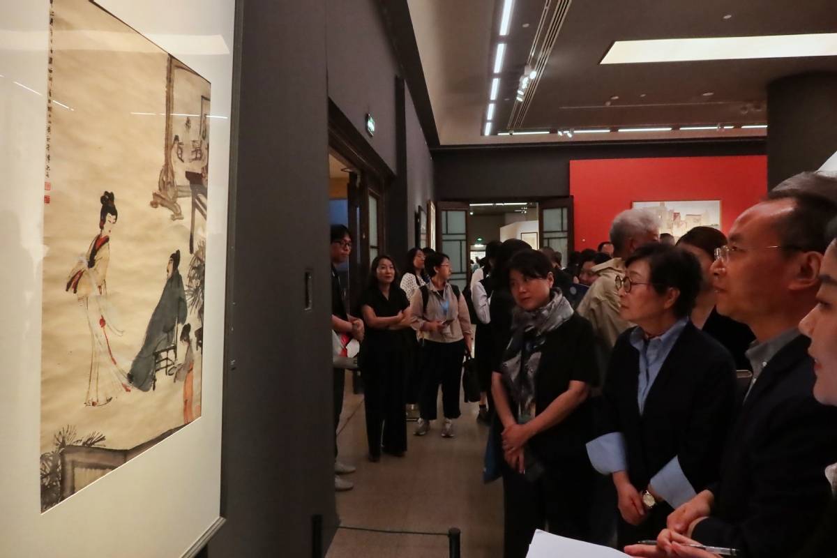 “藝韻華章——中韓水墨作品展”在中國美術館展出