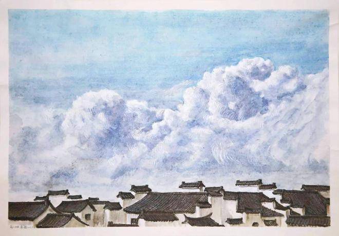 筆尖下的徽州|央美實驗學校高一年級研學寫生作品展