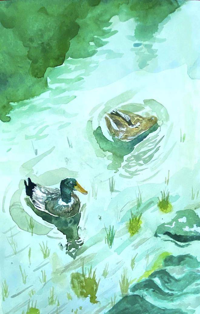 筆尖下的徽州|央美實驗學校高一年級研學寫生作品展