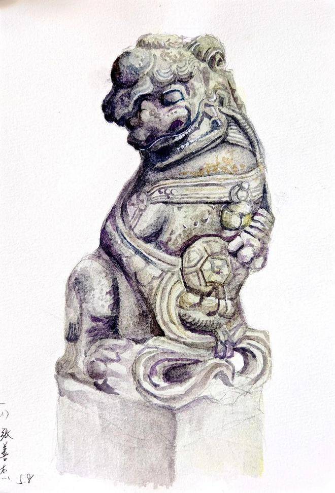 筆尖下的徽州|央美實驗學校高一年級研學寫生作品展