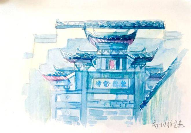 筆尖下的徽州|央美實驗學校高一年級研學寫生作品展