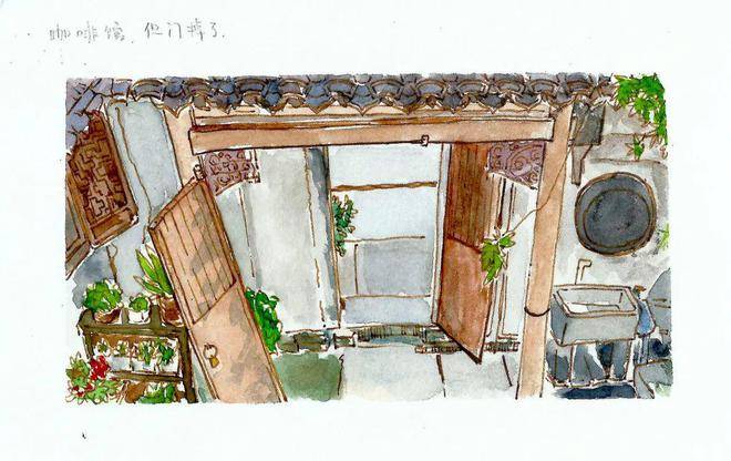 筆尖下的徽州|央美實驗學校高一年級研學寫生作品展