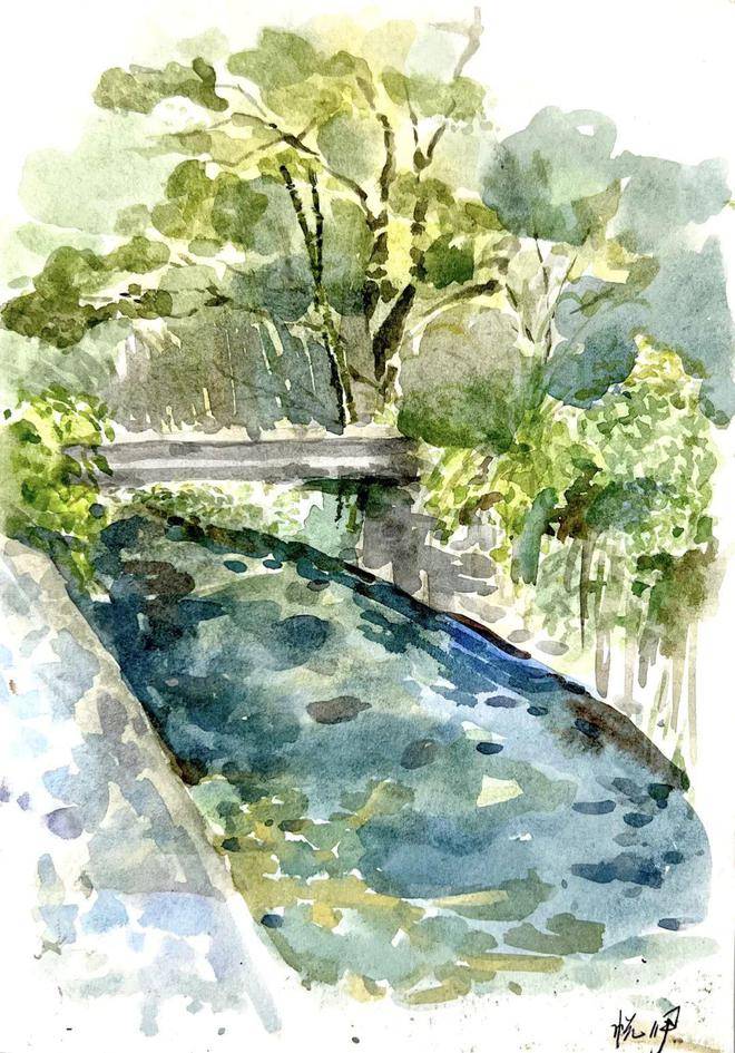 筆尖下的徽州|央美實驗學校高一年級研學寫生作品展