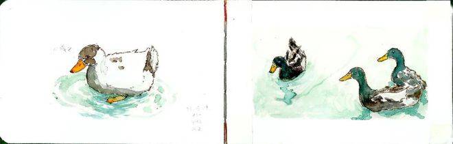 筆尖下的徽州|央美實驗學校高一年級研學寫生作品展