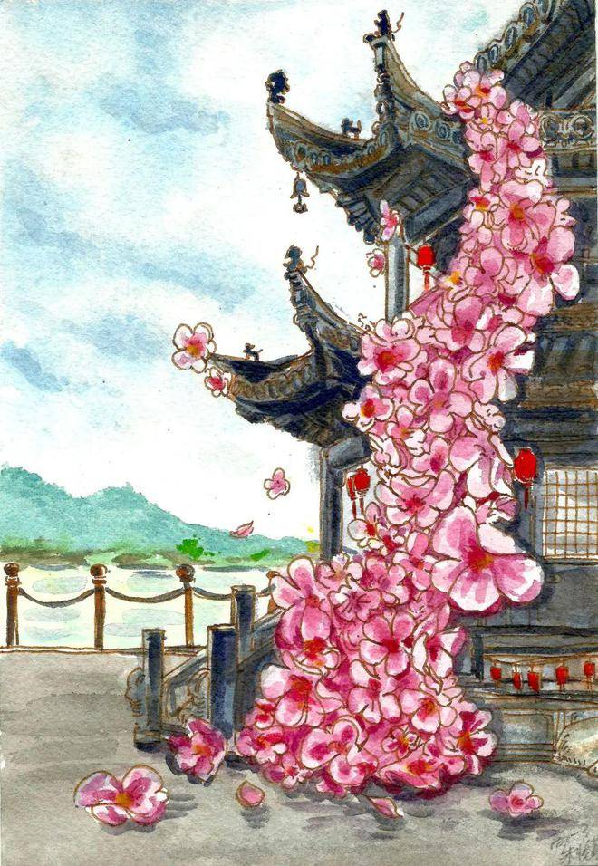 筆尖下的徽州|央美實驗學校高一年級研學寫生作品展