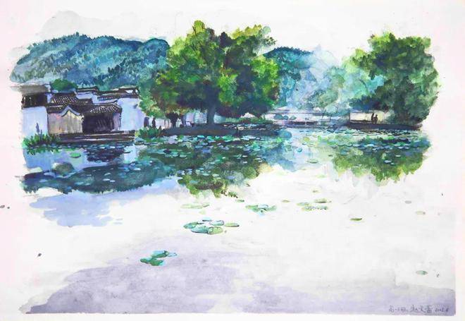 筆尖下的徽州|央美實驗學校高一年級研學寫生作品展