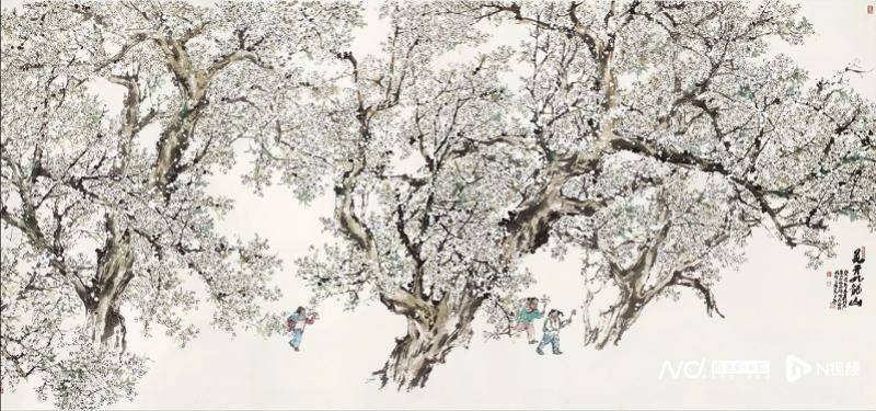 90余幅孔祥忠中國(guó)畫作品展現(xiàn)“蜀土芳華”