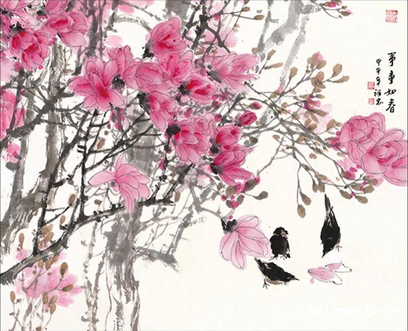 90余幅孔祥忠中國(guó)畫作品展現(xiàn)“蜀土芳華”