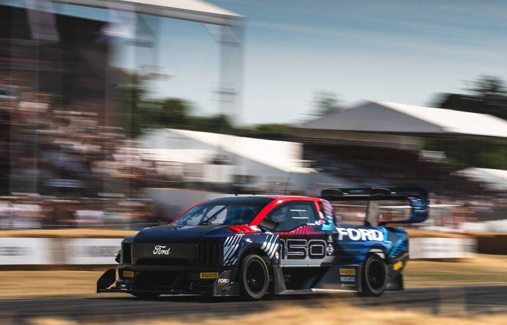 福特F-150電動皮卡,如何擊敗一眾超跑,贏得古德伍德速度節冠軍