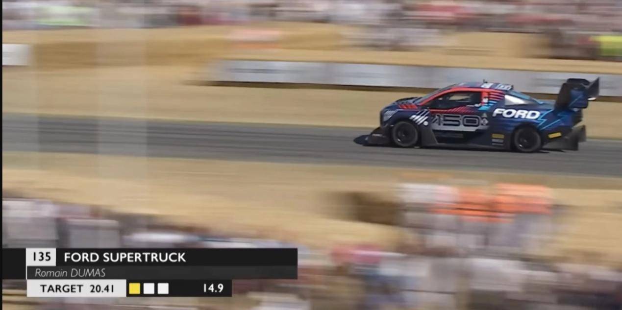 福特F-150電動皮卡,如何擊敗一眾超跑,贏得古德伍德速度節冠軍