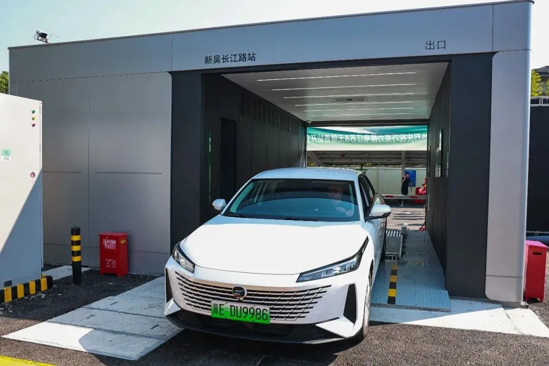 寧德時代與國網電動達成合作,江蘇首座巧克力換電站在無錫投運 圖片