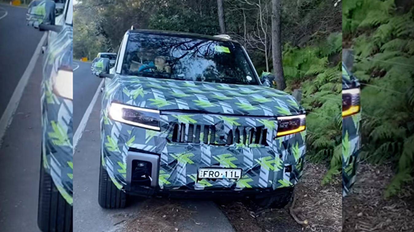 方程豹豹8偽裝車現(xiàn)身澳洲 將以Denza B8名稱銷售 前臉與國內(nèi)有所不同