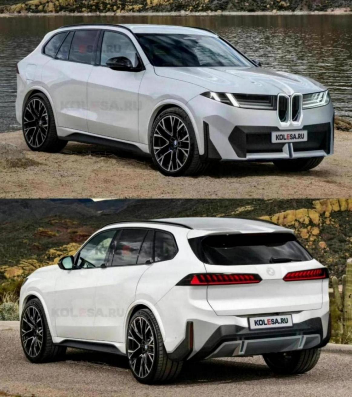 搭載氫燃料電池,全新一代寶馬X5有5種動力!先看渲染圖解饞