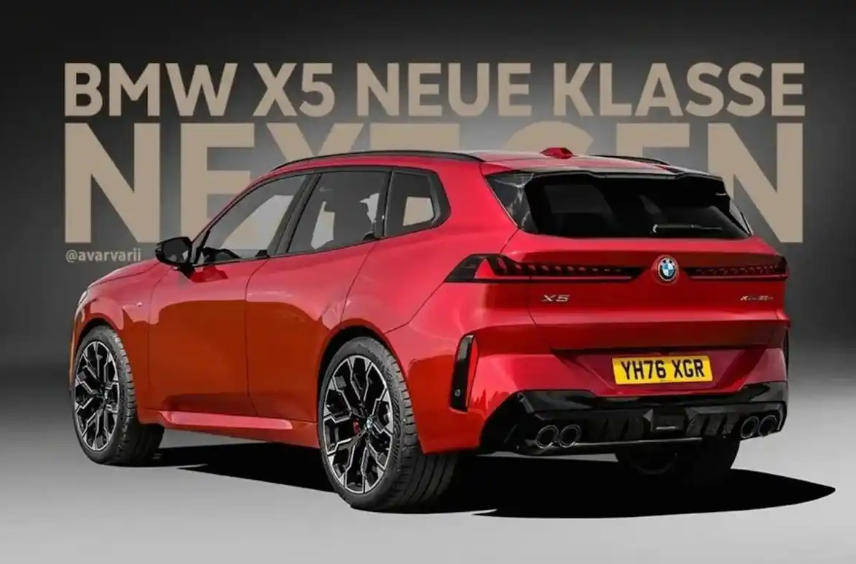 搭載氫燃料電池,全新一代寶馬X5有5種動力!先看渲染圖解饞