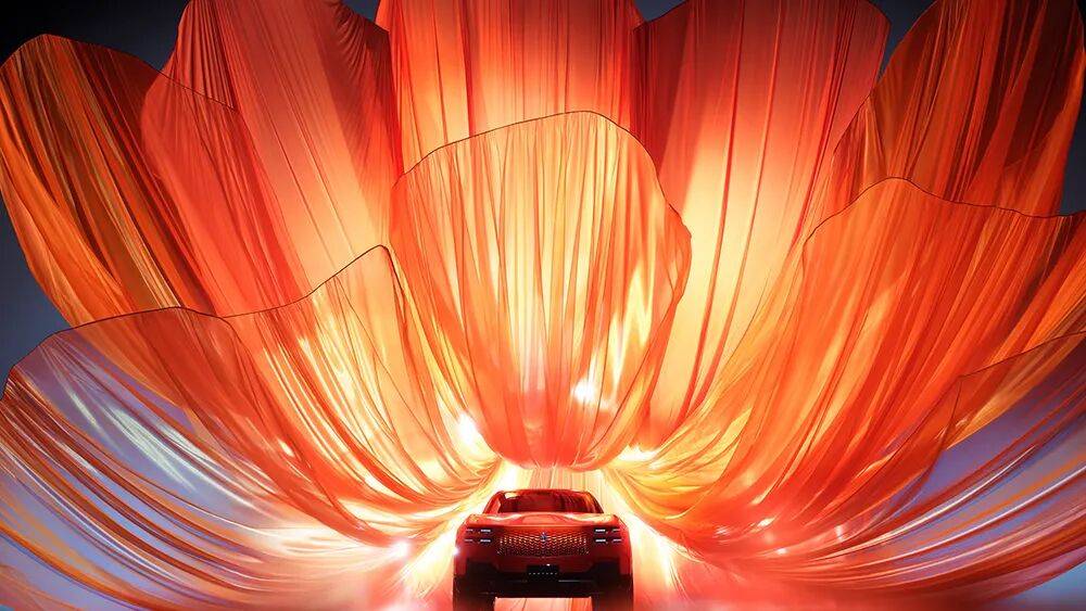 前滑門!這輛旗艦新車的設計很獨特,車尾更是別出心裁