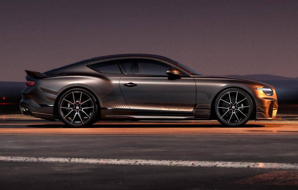 賓利歐陸SS版,拆除混動來減重,碳硅碳剎車盤直徑破紀錄