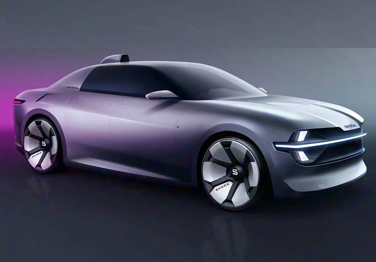 或為換代速派 斯柯達100概念車官圖發布